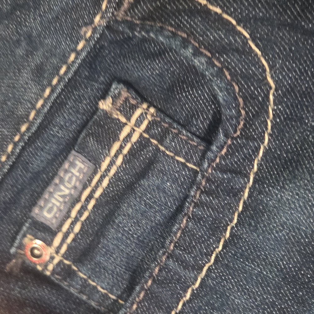 Women's Cinch Dark Denim Jeans Size 26 Regular. - Picture 3 of 7